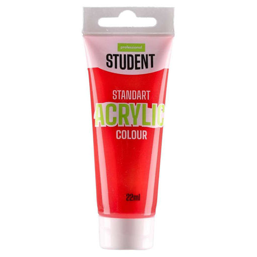 Picture of STUDENT ACRYLIC PAINT 22ML NEON RED